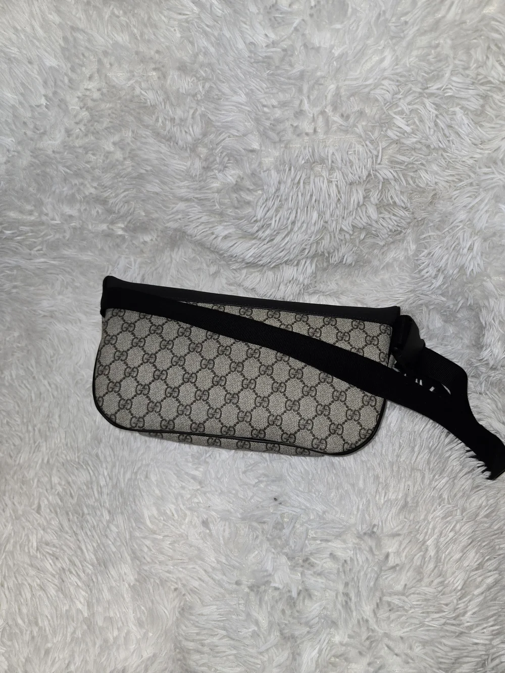 Gucci Beige GG Supreme Canvas Belt Bag